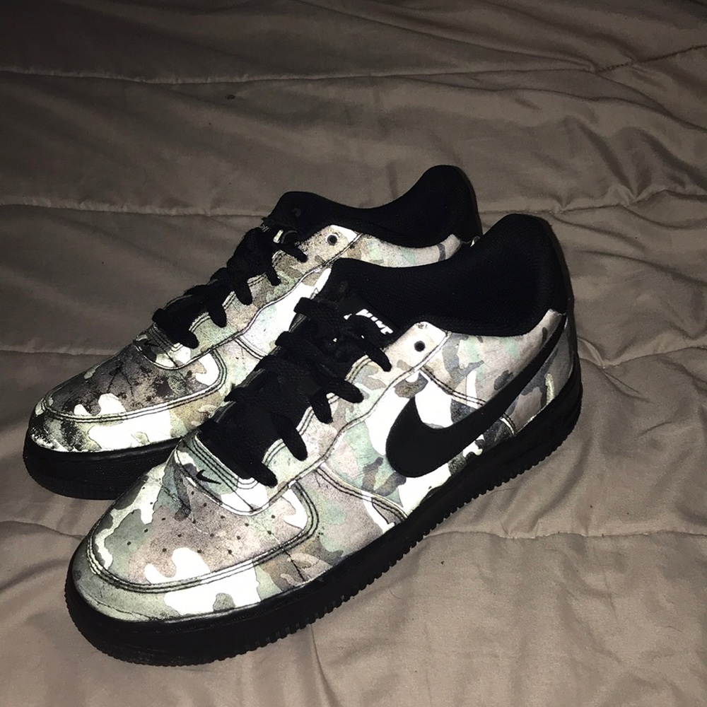 Nike camouflage Air Force 1 reflective